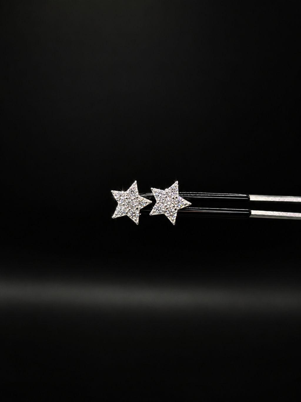 VVS1 Moissanite Cross Earrings Studs 925 Solid Silver
