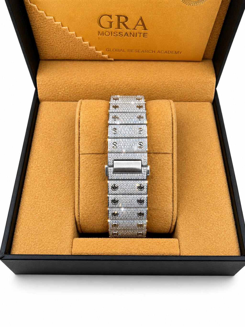 Full Moissanite Iced-Out Watch