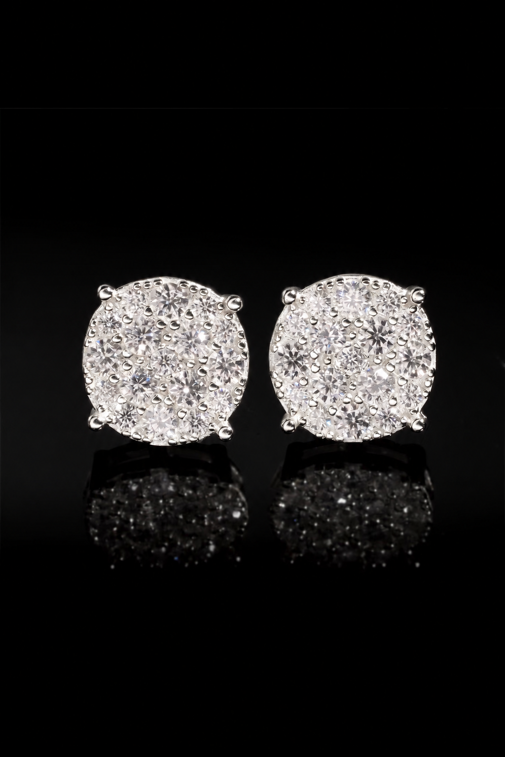 Halo 10mm Moissanite s925 Studs