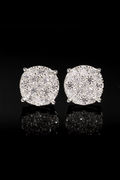 Halo 10mm Moissanite s925 Studs