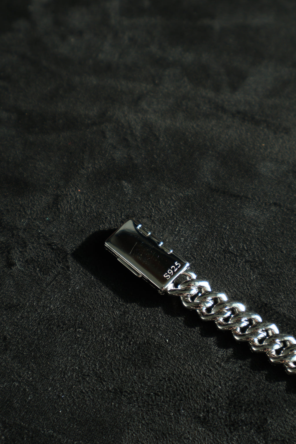 8mm S925 Silver Miami Cuban Chain with VVS Moissanite