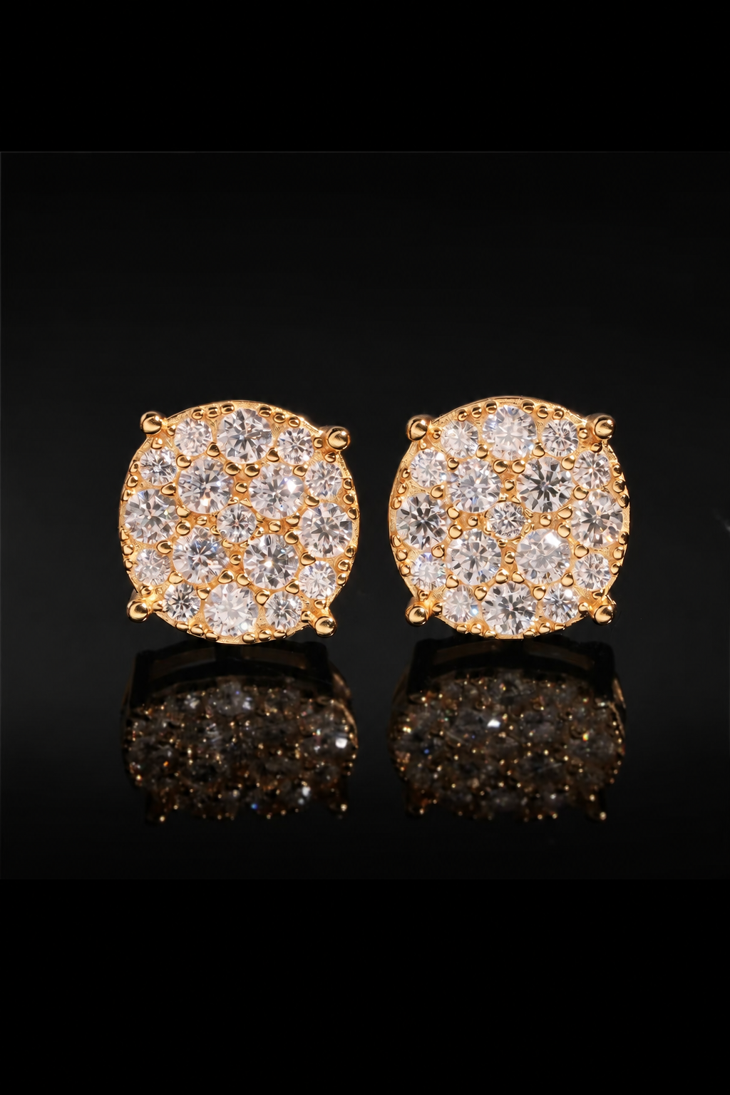 Halo 10mm Moissanite s925 Studs
