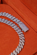 10mm VVS Moissanite Copper Miami Cuban Chain